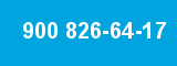 900 826-64-17